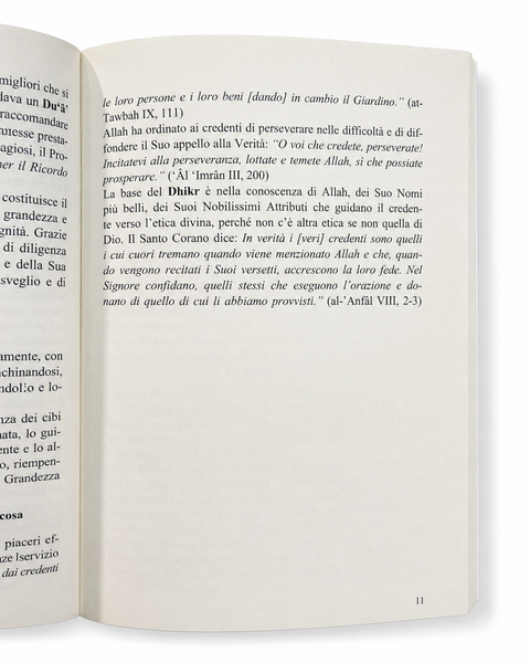 Dhikr, Du‘â’ e Ruqya – tratti dal Corano e dalla Sunna