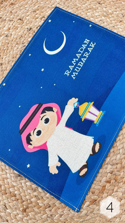 TOVAGLIETTA RAMADAN - Hijab Paradise - tovaglietta  per mangiare - per bambini- da tavolo- tovaglia di plastica