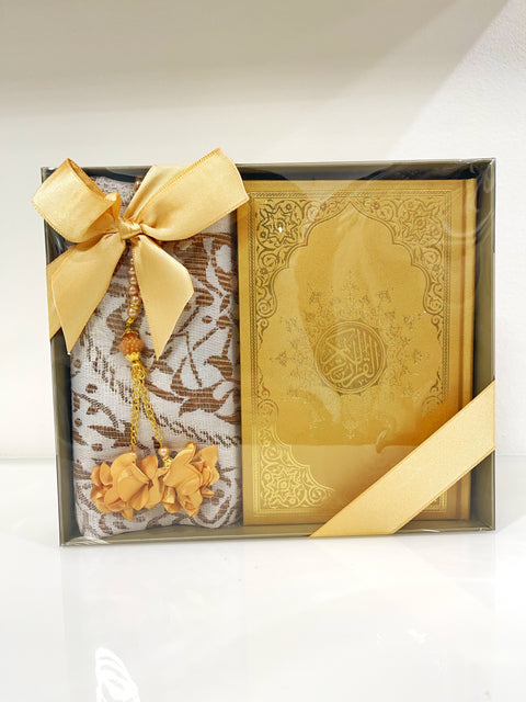 Set Preghiera – Corano 20x13,5 cm, Tappeto e tasbih