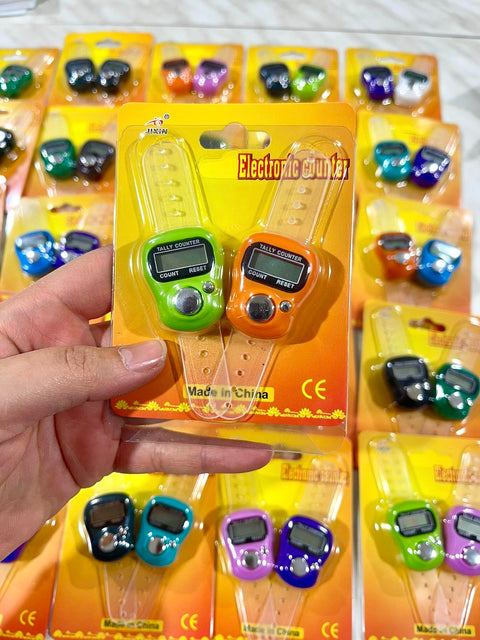 Tasbih Digitale da Dito con Contatore – Set da 2 Pezzi