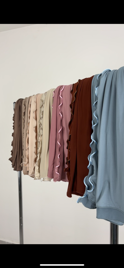 Hijab Jersey Premium Frisé