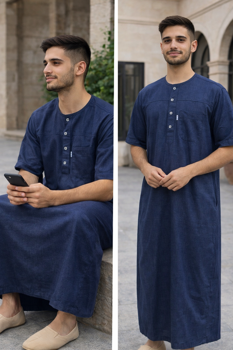 Qamis Al-Fakhr maniche corte