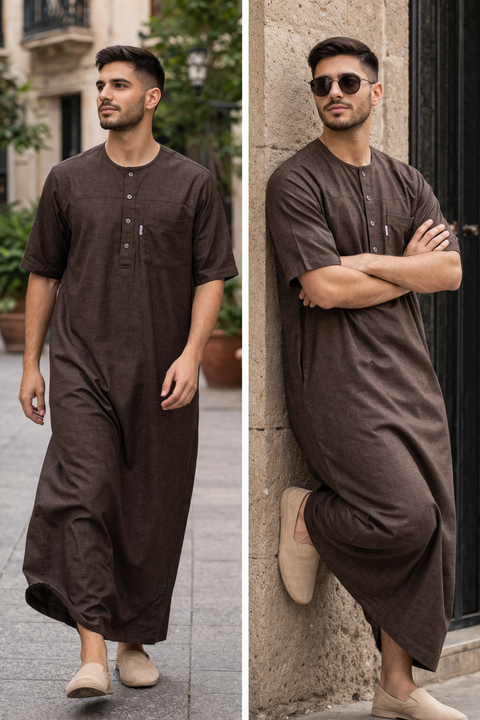 Qamis Al-Fakhr maniche corte