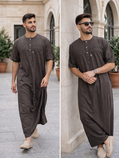 Qamis Al-Fakhr maniche corte