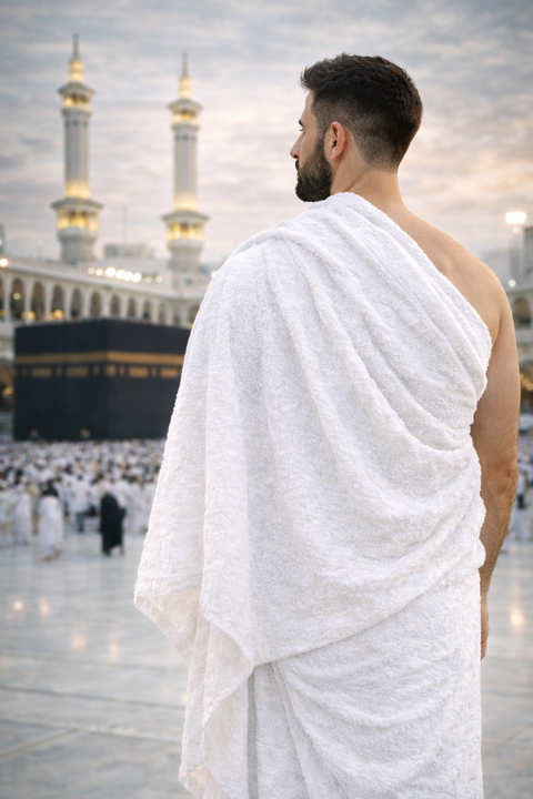 Ihram Hajj Umrah tessuto bamboo
