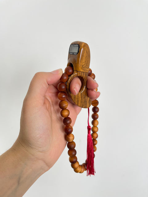 Tasbih Digitale in Legno con Contatore Elettronico
