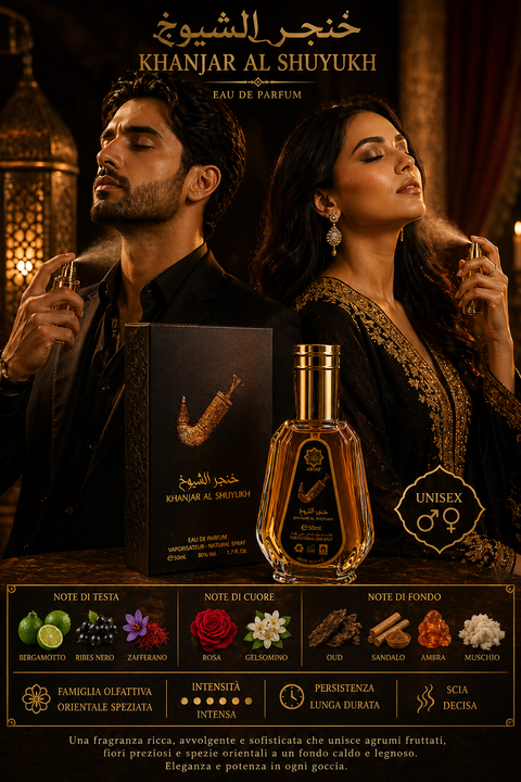 KHANJAR AL SHUYUKH Eau de parfum 50 ml