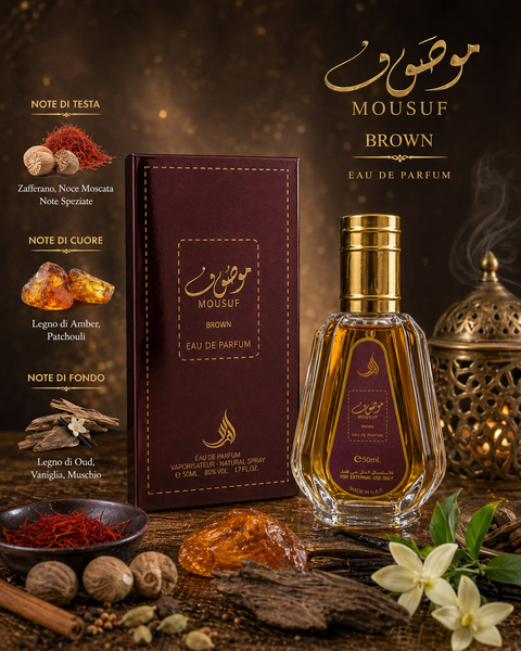 MOUSUF BROWN Eau de parfum 50 ml