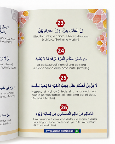 Invocazioni quotidiane e Hadith