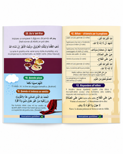 Invocazioni quotidiane e Hadith