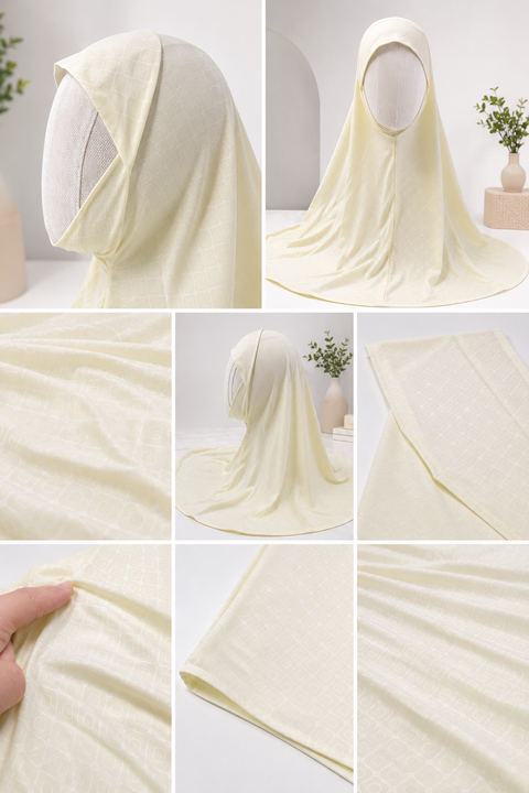 Hijab Khimar XL con Fantasia