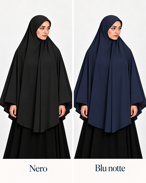 Khimar Layla XXL – Pronto da indossare in 100% viscosa
