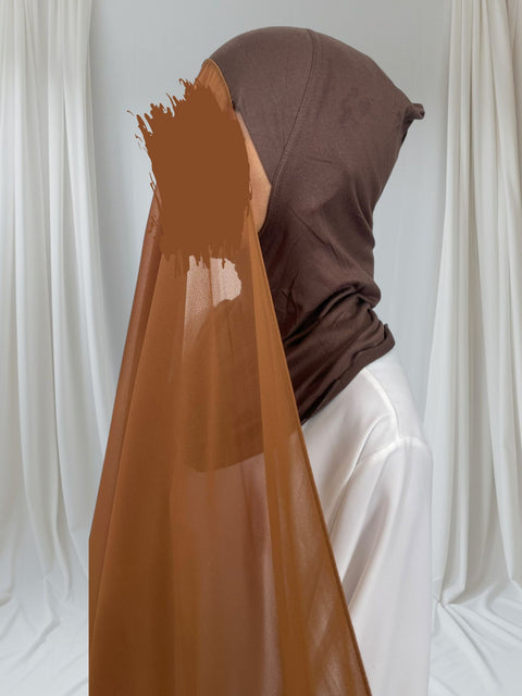 Ninja Hijab chiffon crepe