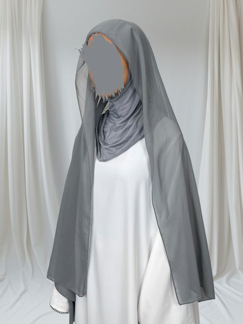 Ninja Hijab chiffon crepe
