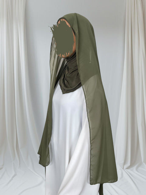 Ninja Hijab chiffon crepe